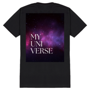 Male Standard Crew T-Shirt – My Universe | Starry Purplish Black Background