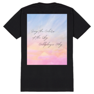 Men’s Standard Crew T-Shirt – Sing the Colors of the Sky, Coldplay’s Why Dreamy Sky Design