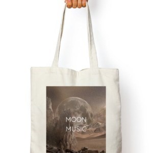 Tote Bag with Zipper - Moon Music | Ivory Moon Design