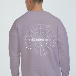 Oversized Sweatshirt (S-XXL) – A Sky Full of Stars | Horoscope Constellation Circle