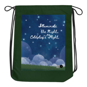 Drawstring Bag - Illuminate the Night | Starry Sky & Mountain Landscape
