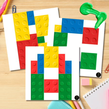 LEGO Alphabet Pattern Activity – Build and Learn the Alphabet