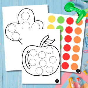 Dot Sticker Activity for Kids – Fun Color and Counting Practice