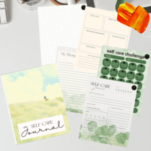 Tranquil Reflections – 50-Page Printable Self-Care Journal