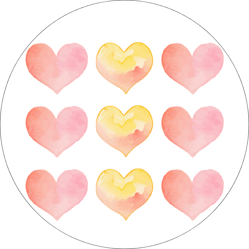 Dripping Heart Grid