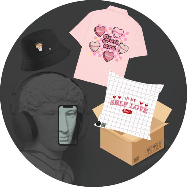 Quantum Bundle - Self-Love Pillow, Bucket Hat & Oversized Shirt