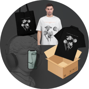 Quantum Bundle – Lights Go Out Edition (Oversized Shirt, Classic T-Shirt & Tote Bag)