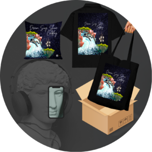 Quantum Bundle – Coldplay Shine (Cushion Cover, Tote Bag & Oversized Shirt)