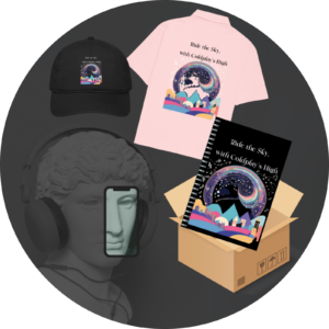 Ride the Sky – Quantum Bundle with Oversized Shirt, Cap & Ruled Notepad