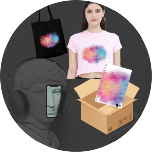 Quantum Bundle – Eat, Sleep, Coldplay, Repeat (Crop Top, Tote Bag & Spiral Notepad)