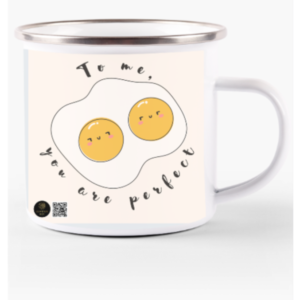 Enamel Mug - "To Me, You Are So Perfect" Design