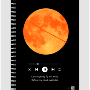 Ruled Notepad – Can Anybody Fly This Thing Before My Head Explodes Design