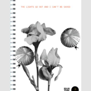 Ruled Notepad – The Lights Go Out and I Can’t Be Saved Parachute Floral Design