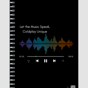 Notepad Ruled – Let the Music Speak, Coldplay Unique