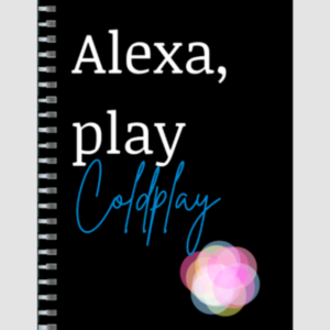 Notepad Ruled – Alexa Play Coldplay | Colorful Ball Design