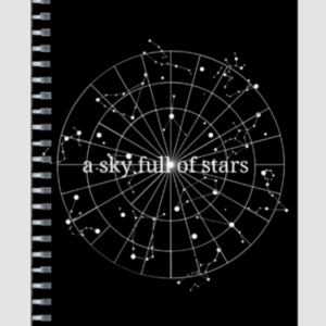 Notepad Ruled – A Sky Full of Stars | Horoscope Constellation Circle