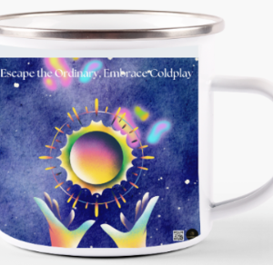 Escape the Ordinary, Embrace Coldplay – Mug