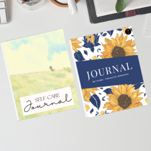 Sunflower Serenity & Tranquil Reflections – Printable Journal Bundle