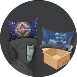 Quantum Pack – Coldplay-Inspired Celestial Cushion Set