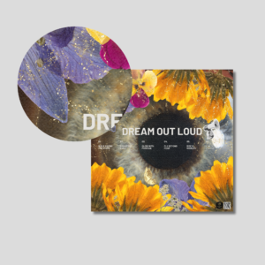 "Dream Out Loud" – Coldplay-Inspired 8x8 Inch Canvas Art | Quantum Dot Gold Collection