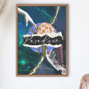 "Paradise" – Coldplay-Inspired 18x24 Inch Poster | Quantum Dot Gold Collection