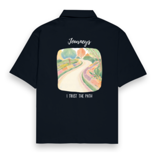 Journeys Oversized Unisex Shirt - Dark Edition | Trust the Path