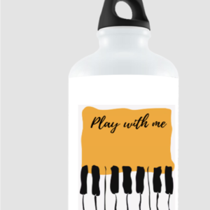 Kids Music-Themed Water Bottle – "Play with Me" Piano Design, Reusable and Leakproof