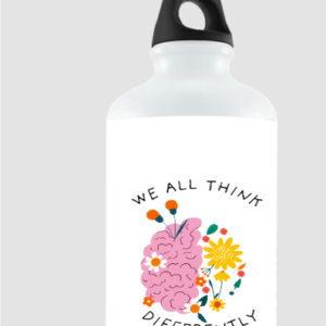 "The Art of Thinking" Kids Water Bottle – Motivational & Reusable BPA-Free Bottle for School & Outdoor Adventures