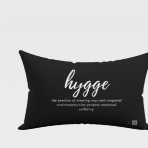 18x28 AOP Pillow Cover – "The Art of Cozy Living" Hygge Definition
