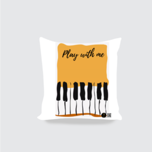 Musical Cushion – 'Play with Me' Piano Keys Design