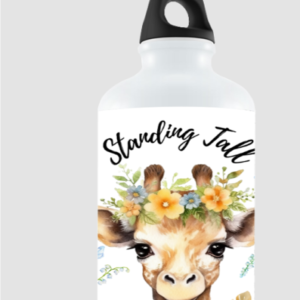 750ml Motivational Giraffe Sipper Bottle