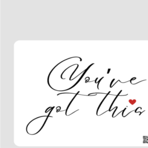 "You’ve Got This" Inspirational Mouse Pad | Motivational Desk Accessory | Durable Mouse Mat for Home, Office, Students