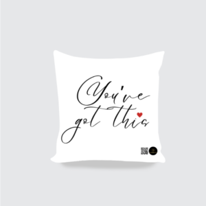 "You’ve Got This" 16x16 Motivational Cushion Cover | Inspirational Throw Pillow Cover | Positive Quote Home Decor