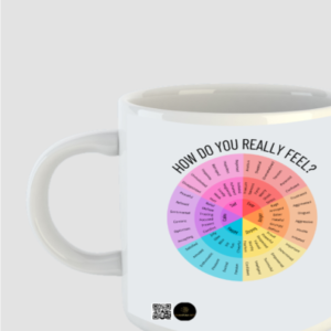 Spectrum of Emotions White Ceramic Mug – Emotional Awareness & Mindfulness Tool