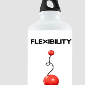 Flexibility Sipper Bottle – 750ml – Embrace Change with a Flexible Heart – Motivational Water Bottle