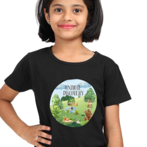 Animal Discovery Girls T-Shirt – Nature-Inspired Wildlife Adventure Tee
