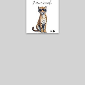 Savvy Spots Canvas Poster – 8x10 Inch Wall Art – Cheetah Aesthetic Print for Home, Office, or Dorm Decor