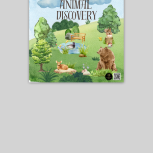 Animal Discovery 10x10 Inch Poster – Adorable Wildlife & Nature Wall Art