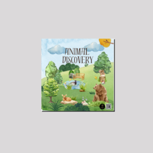 Animal Discovery 8x8 Inch Canvas Print – Adorable Wildlife & Nature Wall Art