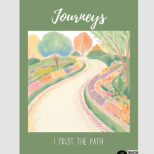 A3 Inspirational Poster | Journeys - Trust the Path | Nature-Themed Poster