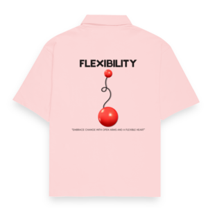 Flexibility Oversized Shirt – Bend, Don’t Break | Motivational Graphic Unisex Shirt