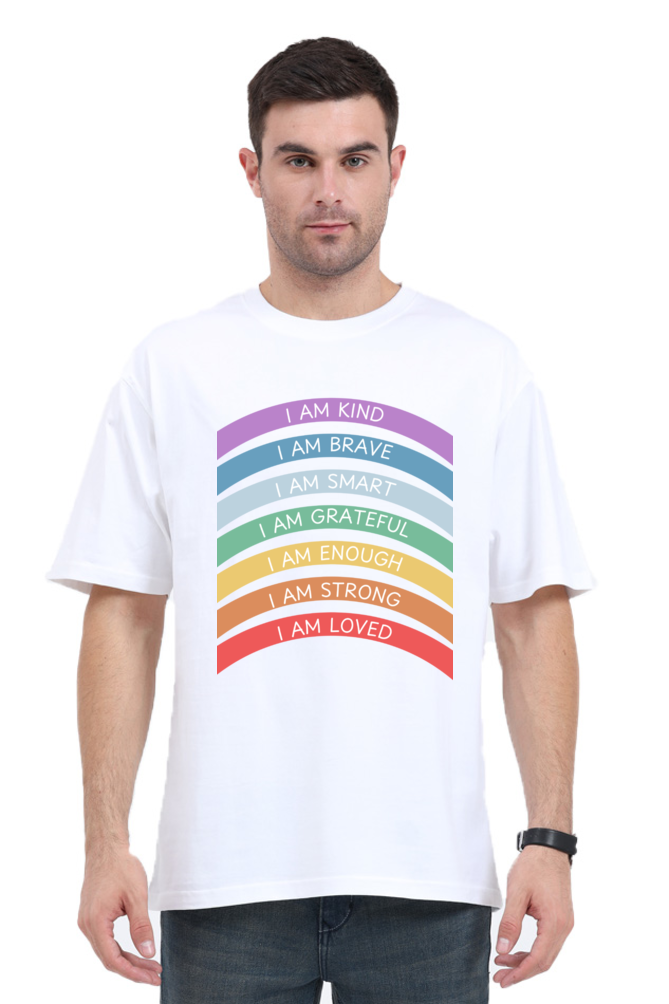 Oversized Standard T-Shirt (XS-XXL) – "Kids Corner for Wellness" Affirmation Design