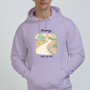 Oversized Hoodie | Journeys - Trust the Path | Cozy Motivational Sweatshirt