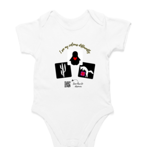 QR-Coded Baby Onesie - I See My Colours Differently