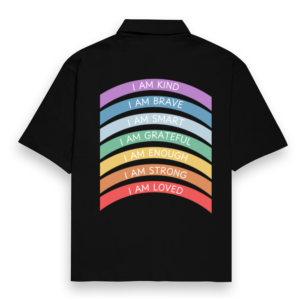 Oversized Shirt (S-3XL) – "Kids Corner for Wellness" Affirmation Design