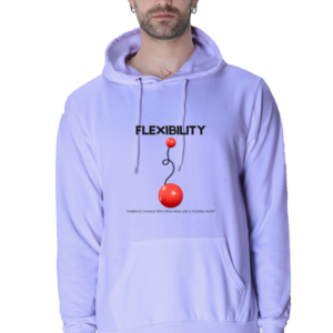 Flexibility Unisex Hoodie – Bend, Don’t Break | Minimalist Motivational Sweatshirt