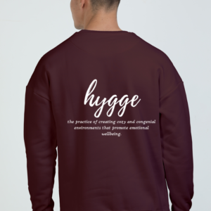 Oversized Sweatshirt – "The Art of Cozy Living" Hygge Definition