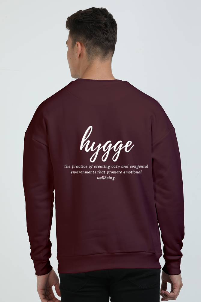 Oversized Sweatshirt – "The Art of Cozy Living" Hygge Definition