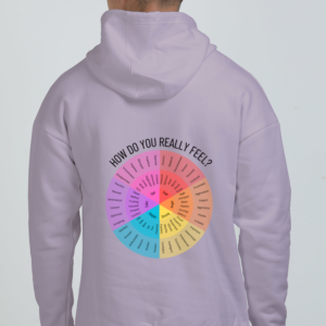 Oversized Unisex Hoodie – Emotional Awareness Mental Health Hoodie