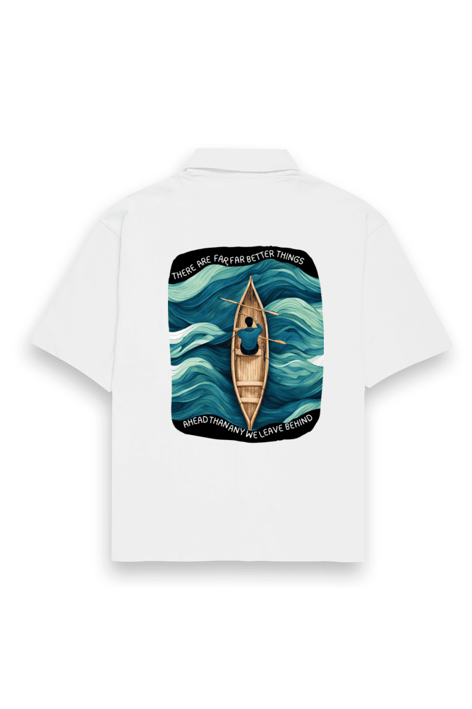 Better Things Oversized Unisex Shirt – Inspirational Minimalist Design - Image 2